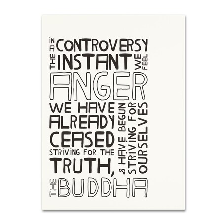 Trademark Fine Art Megan Romo 'Anger in Controversy II' Canvas Art, 26x32 MR0033-C2632GG